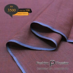 Kamalia Khaddar Summer Elite 106 unstitched fabric with elegant summer design.