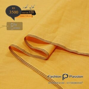 Kamalia Khaddar Summer Elite 129 fabric – ultra-soft, breathable summer cotton