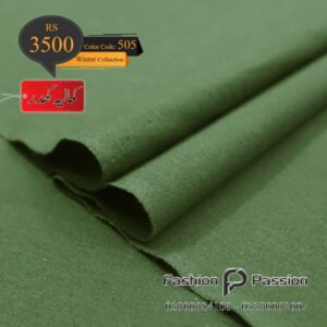 Kamalia Khaddar Winter Elite 505 unstitched fabric with elegant winter weave.