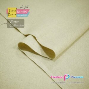 Tana Bana 805 – Heavy Winter Kamalia Khaddar (180–200 GSM), 100% Cotton – fabric close-up