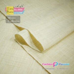 Kamalia Khaddar Tana Bana 808 – Heavy Winter Kamalia Khaddar (180–200 GSM), 100% Cotton – fabric close-up