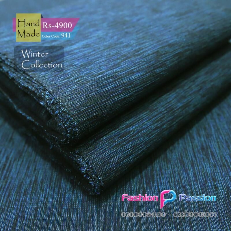 Kamalia Khaddar Handmade 941 fabric with premium texture, elegant design, and traditional craftsmanship