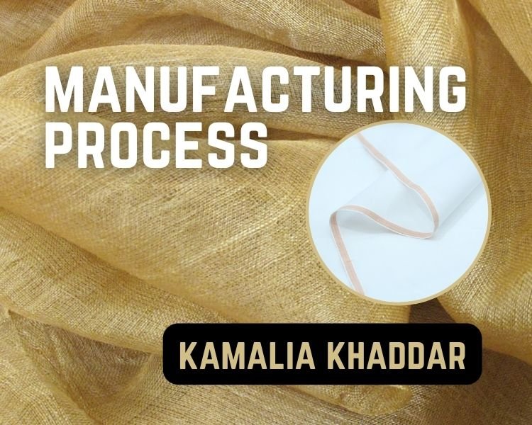 Kamalia Khaddar Manufacturing weaving process on traditional handloom