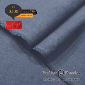 Kamalia Khaddar Winter Elite 586 pure cotton fabric with premium winter texture